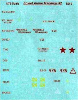 Soviet Armor Markings #2