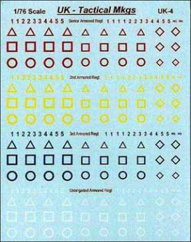 British AFV Tactical Markings