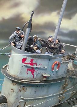 German U-Boat Bridge Crew