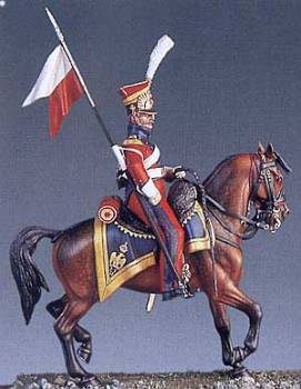 Mounted Dutch Red Lancer of the Guard 1813