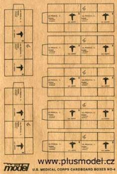 US Medical Corps Cardboard Boxes