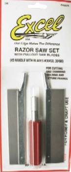 Precision Razor Saw Set with 2 Blades