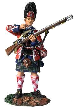 Clash of Empires: 42nd Royal Highland Regiment Grenadier Standing Tearing Cartridge 1760-63 - ONLY 2 AVAILABLE AT THIS PRICE