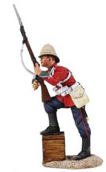 Zulu War Collection: British 24th Foot with Foot on Biscuit Box