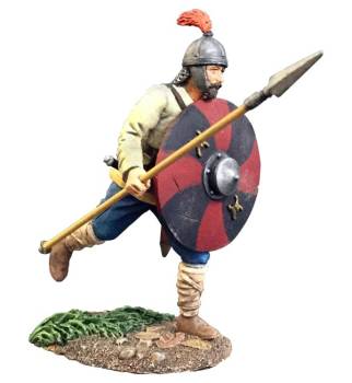 Wrath of the Northmen: Saxon Warrior Running with Spear No.1 (Osgar)