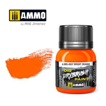 Dio Drybrush Paint - Bright Orange 40ml