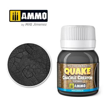 Ammo By Mig Quake Crackle Creator Textures - Old Blacktop 40ml