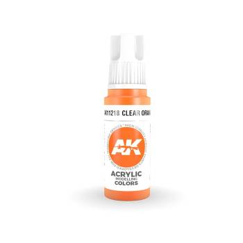 Clear Orange 3rd Generation Acrylic Paint