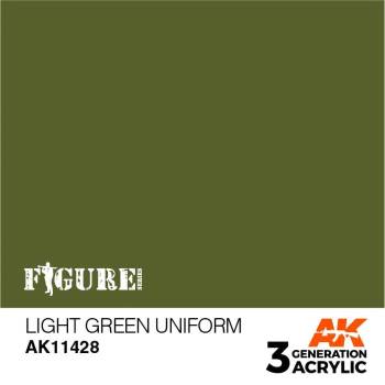 Figures Series Light Green Uniform 3rd Generation Acrylic Paint