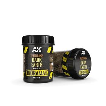 AK Interactive Diorama Series: Terrains Dark Earth 250 ml.