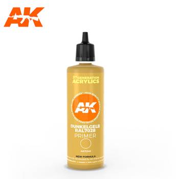 Dunkelgelb RAL 7028 Dark Yellow 3G Acrylic Surface Primer 100ml