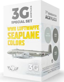 Air Series WWII Luftwaffe Seaplane Colors 3rd Generation Acrylic Paint Set