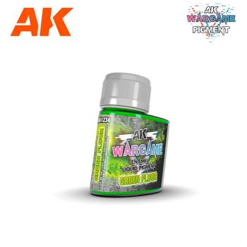 AK Interactive Wargame Enamel Liquid Pigments: Green Fluor