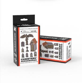 AK Interactive Cemetery Accessories - Scenography Wargame Set