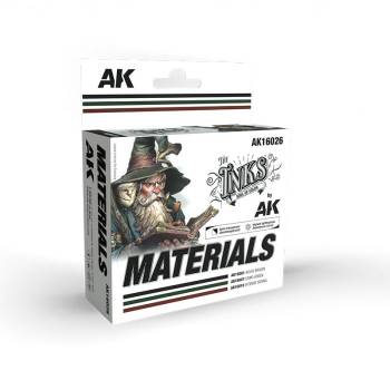 AK Interactive Acrylic Ink Set - Materials