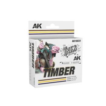 AK Interactive Acrylic Ink Set - Timber