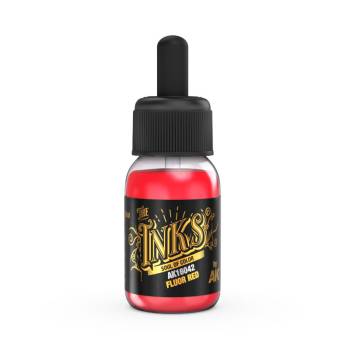 AK Interactive The INKS Fluor Red 30ml