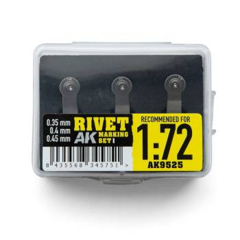 AK Interactive Rivet Marking Set 1 (Recommended for 1/72)