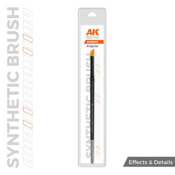 AK Interactive Effects & Details Brushes - Synthetic Brush Angular