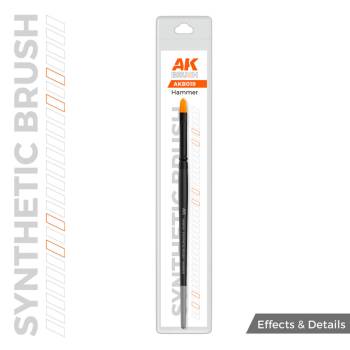 AK Interactive Effects & Details Brushes - Synthetic Brush Hammer