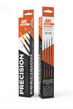 AK Interactive Synthetic Brush Precision Set