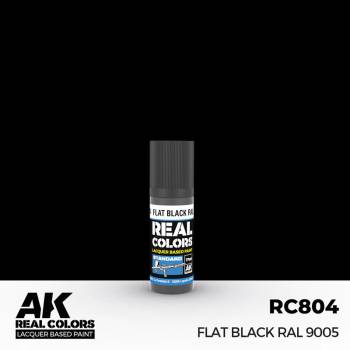 Real Colors Standard: Flat Black RAL9005 Acrylic Lacquer Paint