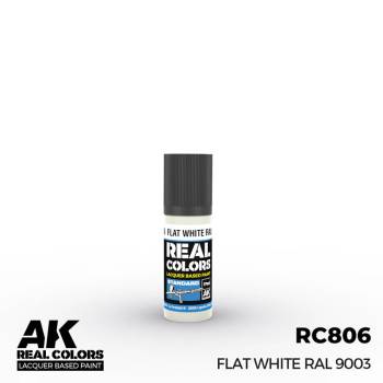 Real Colors Standard: Flat White RAL9003 Acrylic Lacquer Paint