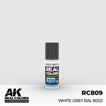 Real Colors Standard: White Grey RAL Acrylic Lacquer Paint