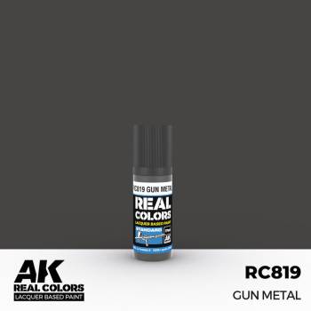 Real Colors Standard: Gun Metal Acrylic Lacquer Paint