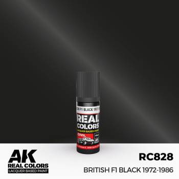 Real Colors Civil: F1 Black Acrylic Lacquer Paint