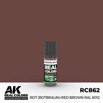 Real Colors Military: Red Brown RAL8012 Acrylic Lacquer Paint