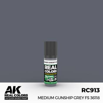 Real Colors Military: Medium Gunship Grey Acrylic Lacquer Paint