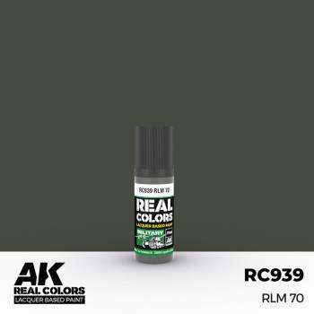 Real Colors Military: RLM70 Black Green Acrylic Lacquer Paint