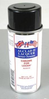 Chrome Lacquer for Lexan 3oz. Spray