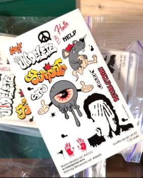 Alternity Miniatures - Graffiti Decal Set 2