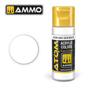 Ammo By Mig ATOM Acrylic Paint: Satin White