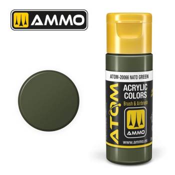 Ammo By Mig ATOM Acrylic Paint: NATO Green