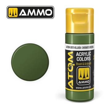 Ammo By Mig ATOM Acrylic Paint: Hellgrun / Chromate Green