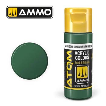 Ammo By Mig ATOM Acrylic Paint: IJN Nakajima Dark Green