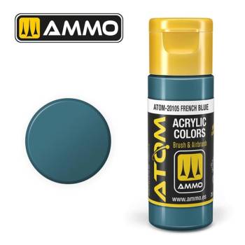 Ammo By Mig ATOM Acrylic Paint: French Blue