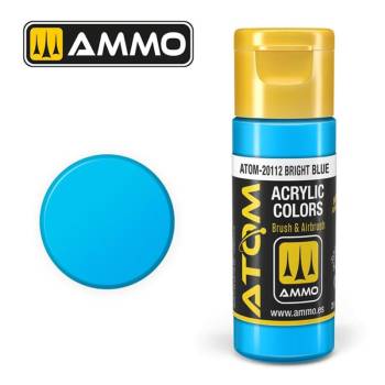 Ammo By Mig ATOM Acrylic Paint: Bright Blue