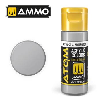 Ammo By Mig ATOM Acrylic Paint: Stone Grey