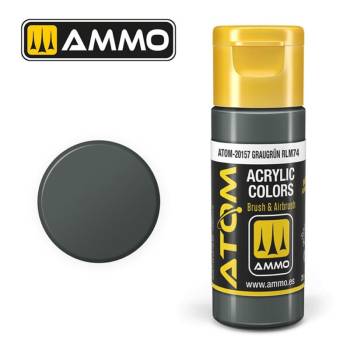 Ammo By Mig ATOM Acrylic Paint: Graugrün RLM74