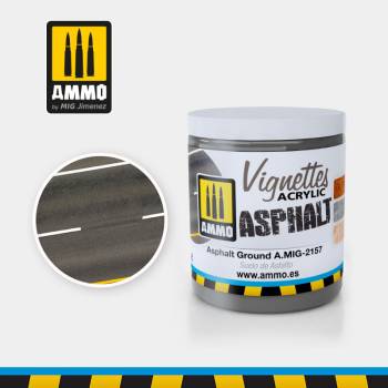 Ammo By Mig Vignettes Acrylic - Asphalt Ground