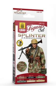 Acrylic Figures Paint Set: Splinter Camouflage