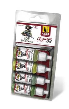 Acrylic Figures Paint Set: IDF Uniforms