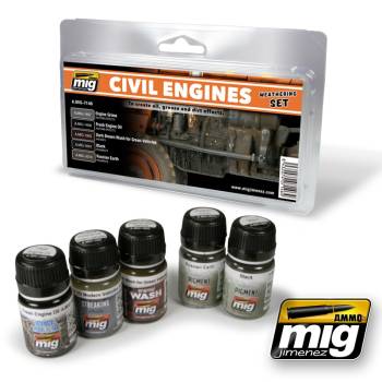 Civil Engines Weathering Set - ONLY 1 AVAILABLE AT THIS PRICE!