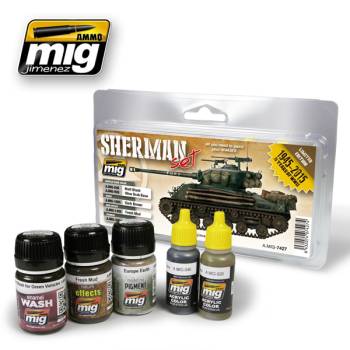 Acrylic Paint Set: Fury Sherman Set