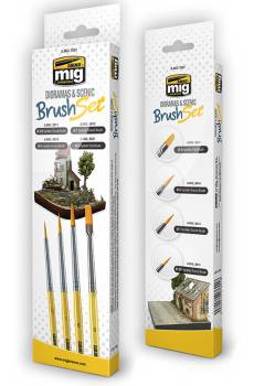 Dioramas and Scenics Brush Set