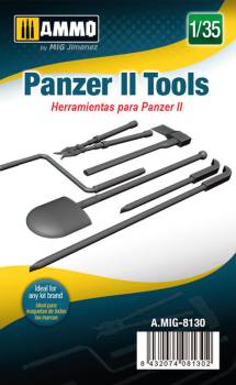 1/35 German WWII Panzer II Tools